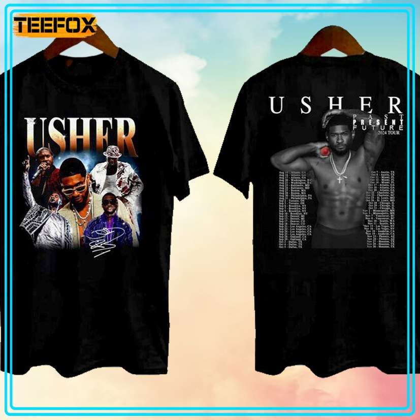 Usher Past Present Future Tour 2024 T-Shirt