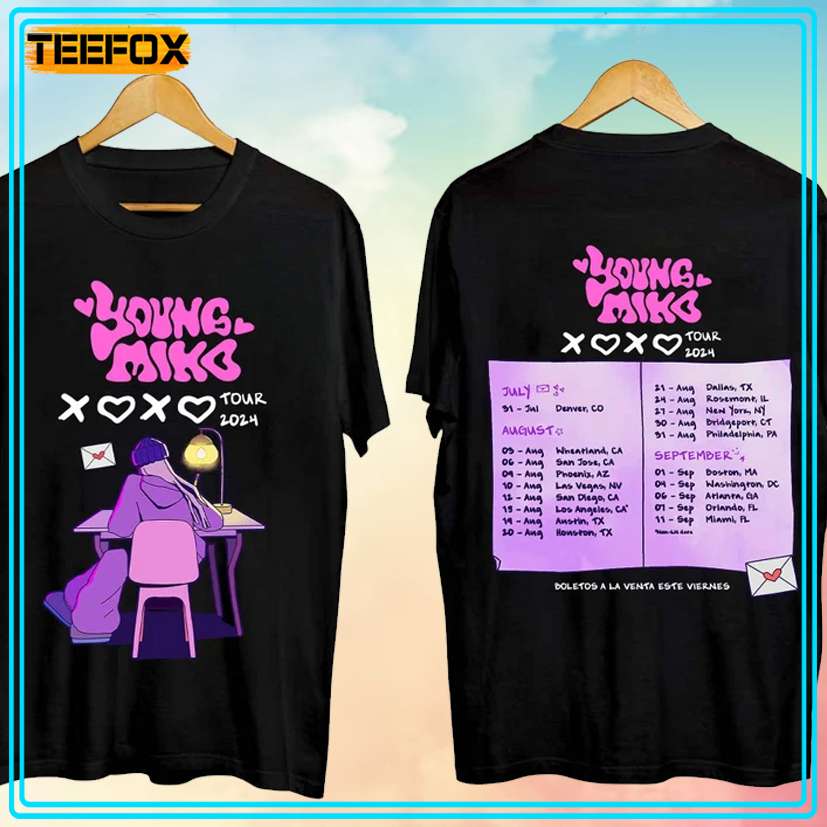 Young Miko - XOXO Tour 2024 Music T-Shirt