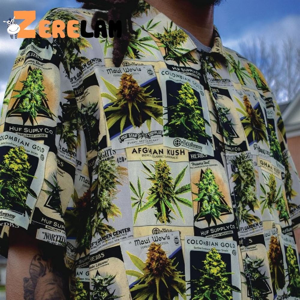 Afghan Kush Hawaiian Shirt