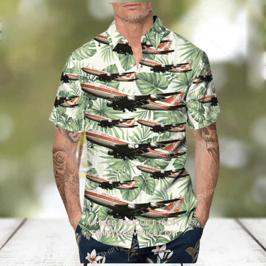 Air Canada Boeing 747 233B(M) Hawaiian Shirt