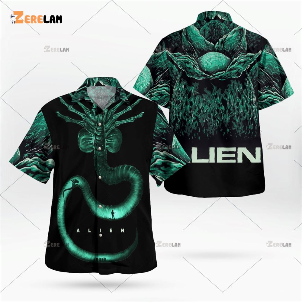 Alien Horror Hawaiian Shirt