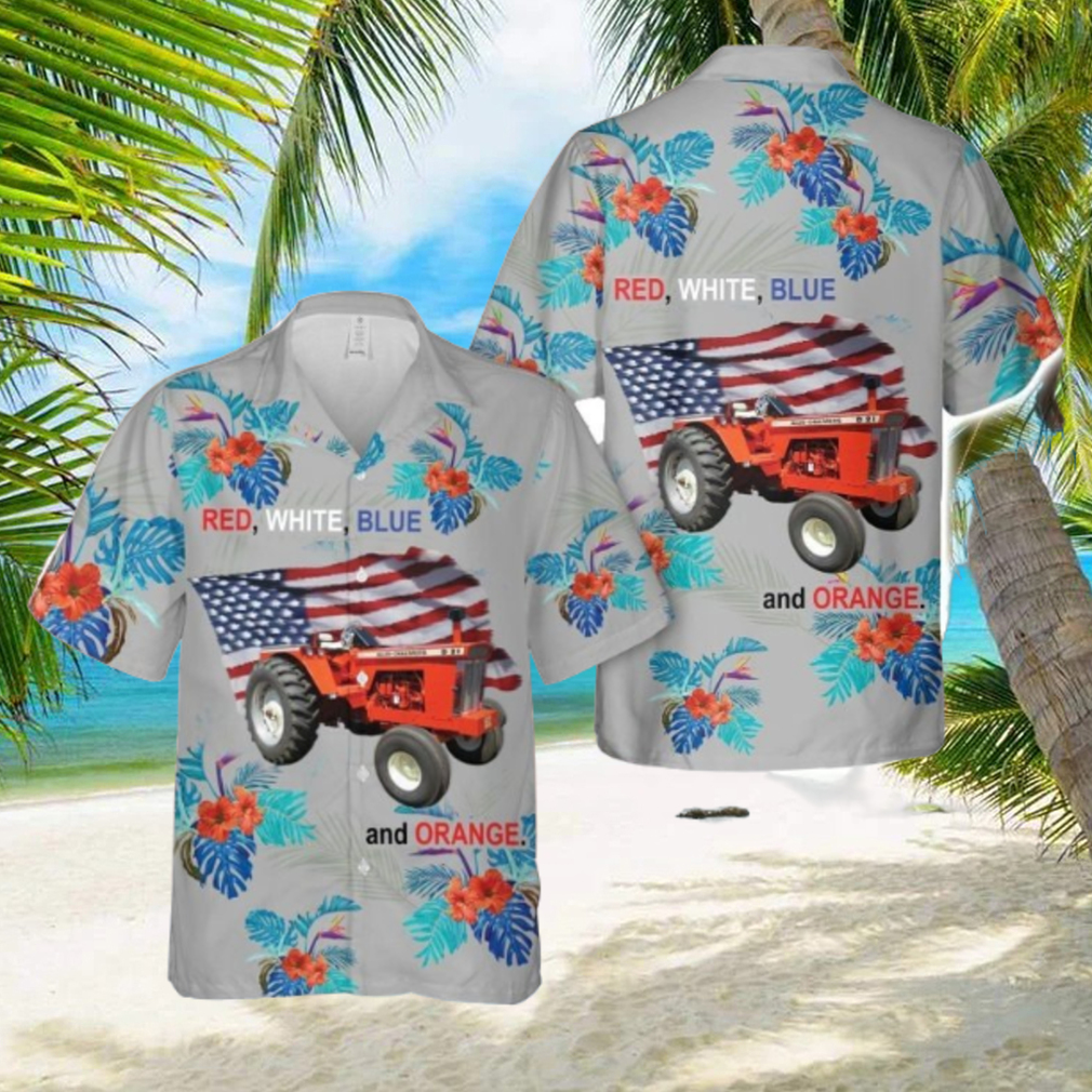 Allis Chalmers D21 Tractor, 4th Of July Hawaiian Shirt Summer Holiday Gift