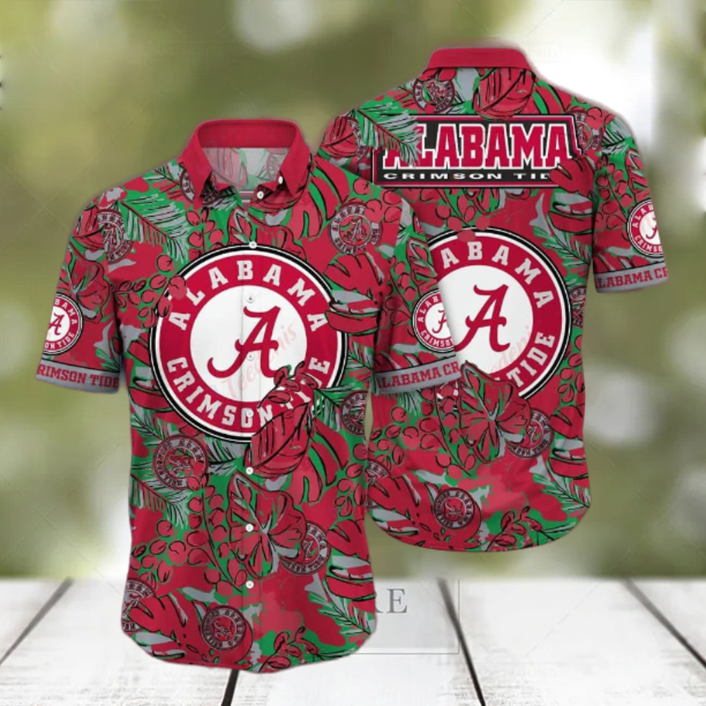 Aloha Hawaiian Shirt July Edition, Alabama Crimson Tide, NCAA Souvenir