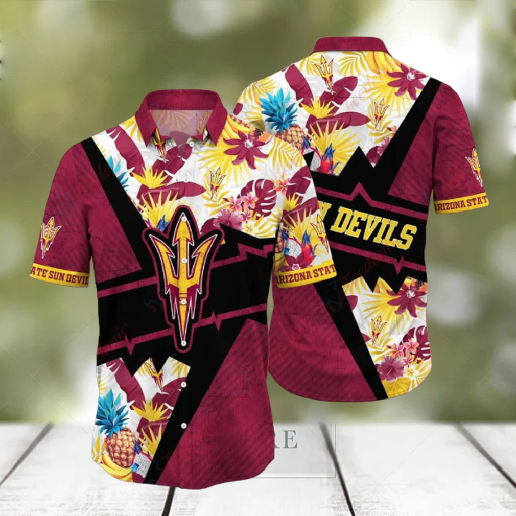 Arizona State Sun Devils Summer Camps Aloha Shirt, NCAA Hawaiian