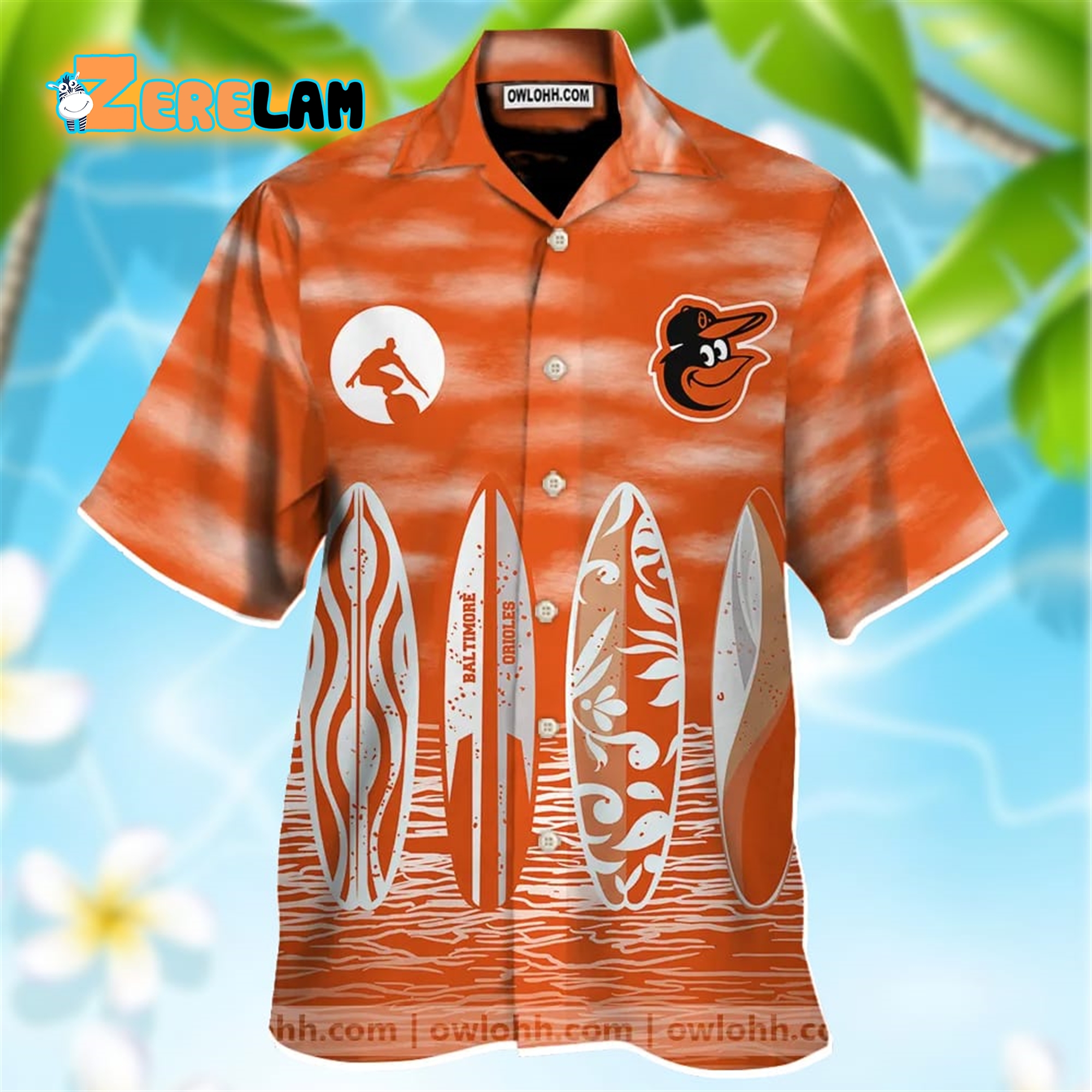 Baltimore Orioles Hawaiian Shirt