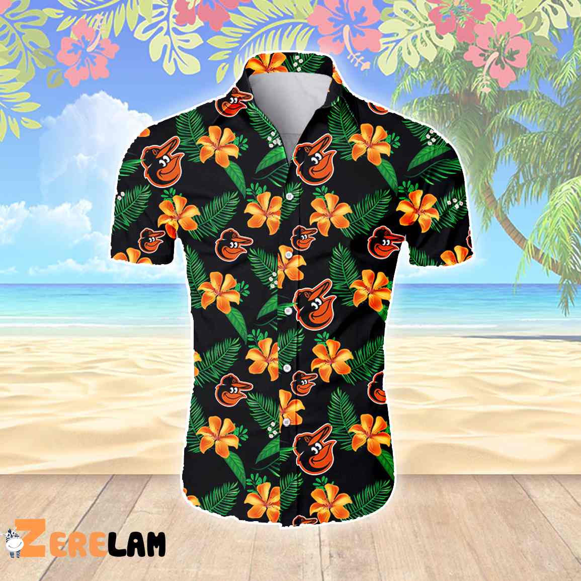 Baltimore Orioles Hawaiian Summer shirt