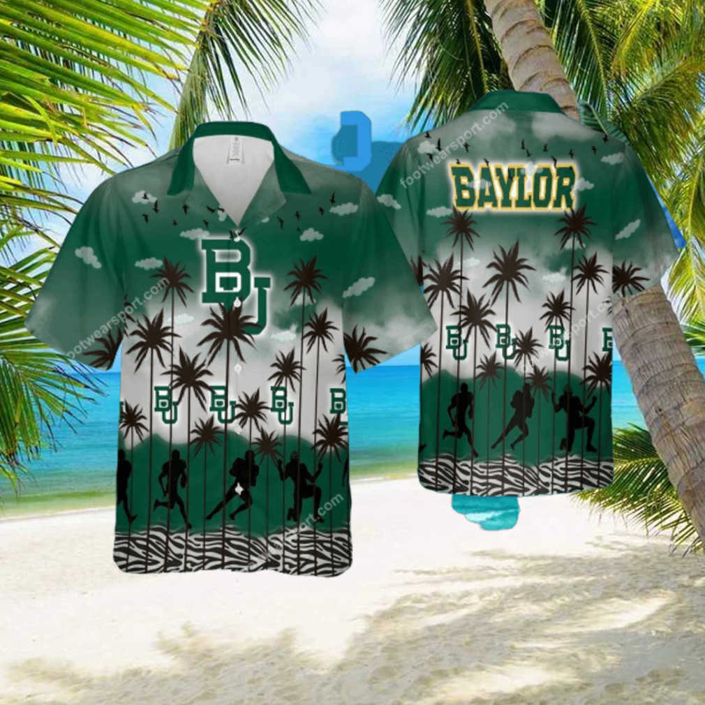 Baylor Bears Hawaiian Shirt Pattern Coconut Tree Special Gifts