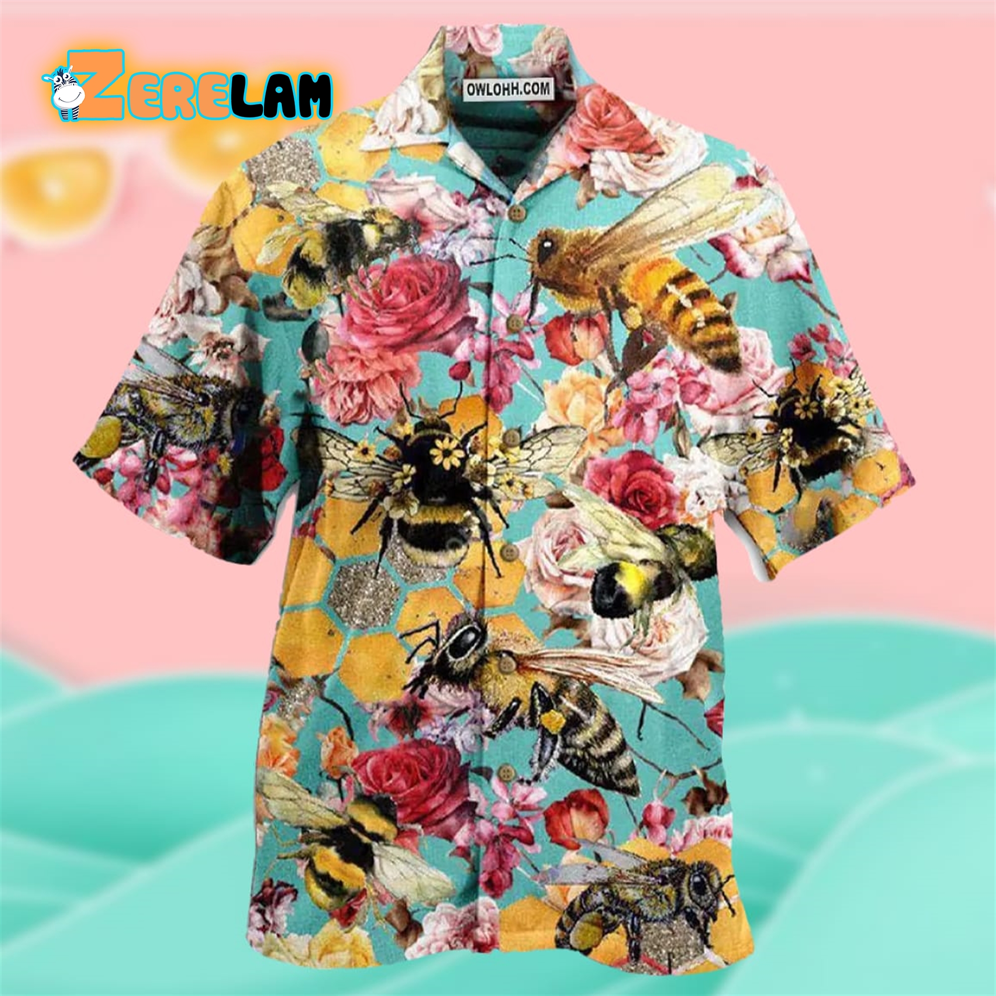 Bee Let Make Gorgeous Roses So Beautiful Hawaiian Shirt