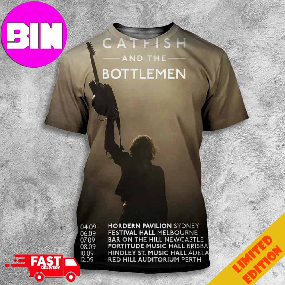 Catfish And The Bottlemen Tour 2024 Schedule List Date All Over Print Unisex T-Shirt