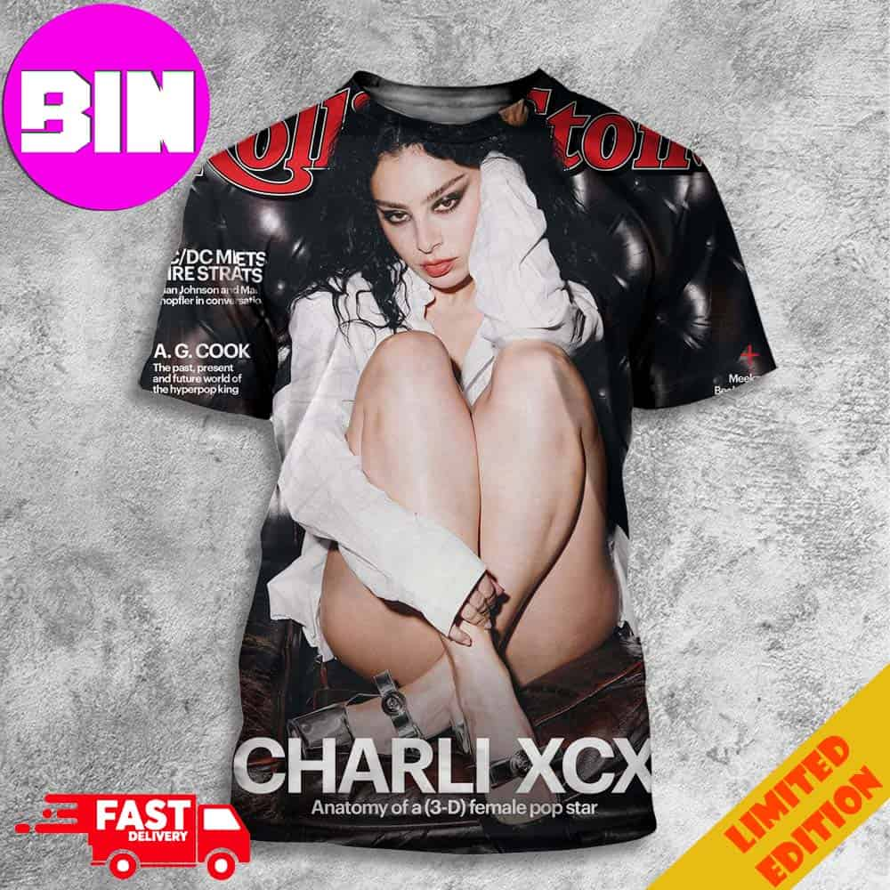 Charli XCX The Cover Of Rolling Stone Magazine 3D Unisex T-Shirt