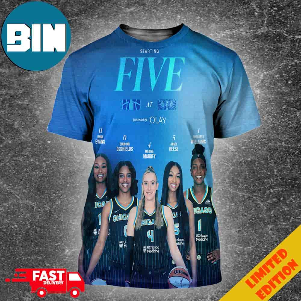 Chicago Sky The First First 5 Of The 2024 Szn 3D T-Shirt