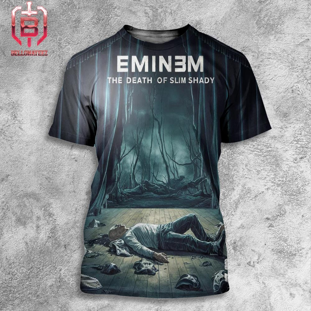 Concept Poster For Eminem New Album The Death Of Slim Shady Coup De Grace All Over Print Shirt