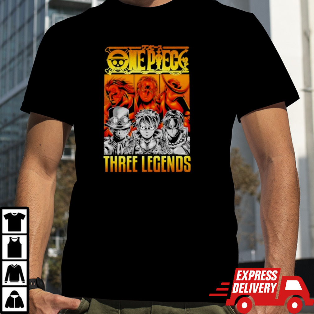 Official One Piece Three Legends Poster Shirt