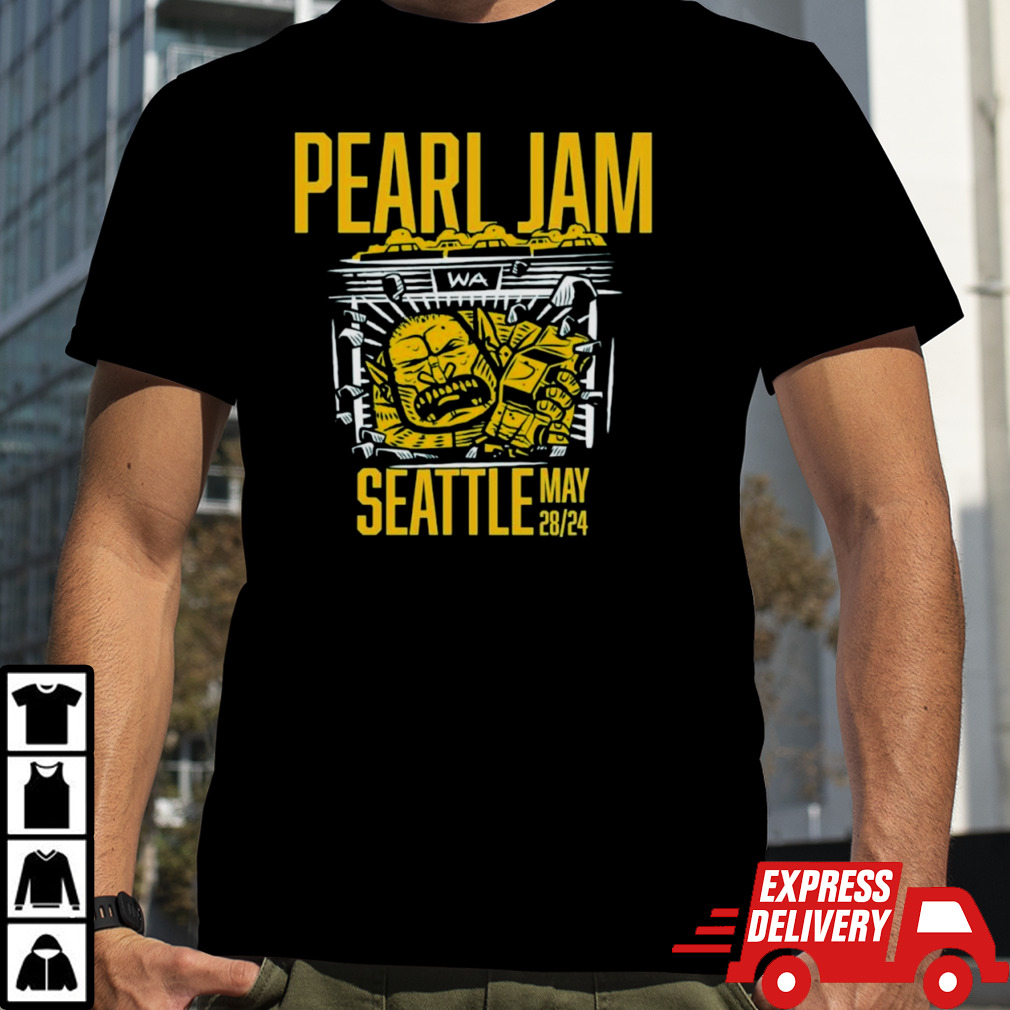 Official Pearl Jam Dark Matter World Tour Seattle, Washington May 28, 2024 Event Shirt