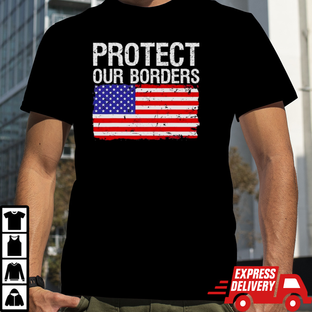 Official Protect Our Borders Law Enforcement Legal Immigration Shirt