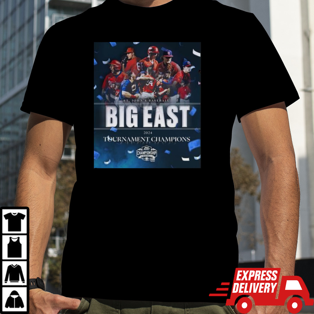 Official St. John’s Baseball 2024 Big East Tournament Champions Shirt