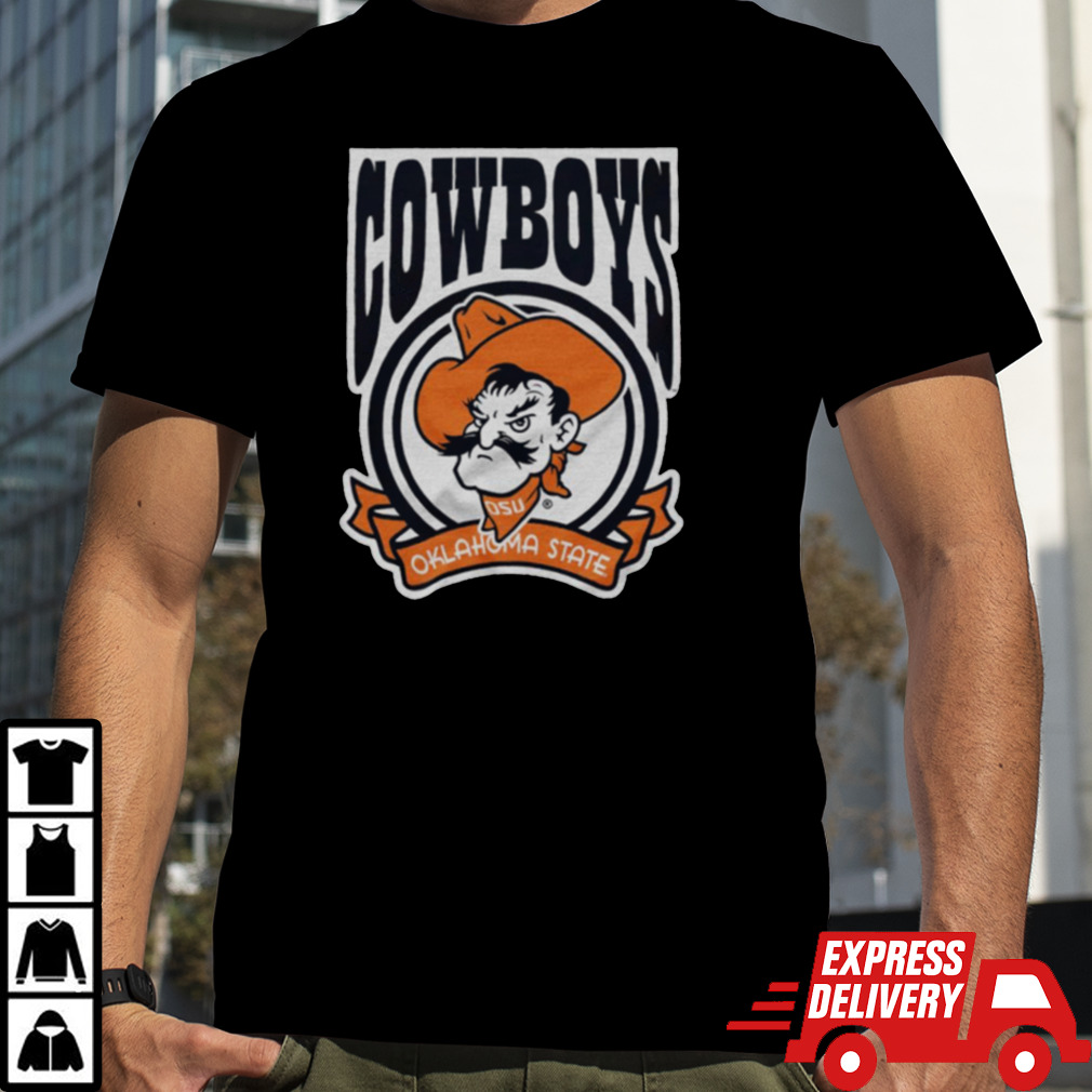 Oklahoma State Cowboys Cola Design Royal shirt