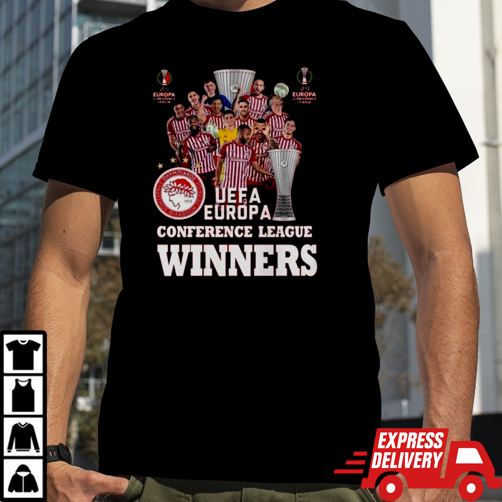 Olympiakos F.C. UEFA Europa Conference League Winners Shirt