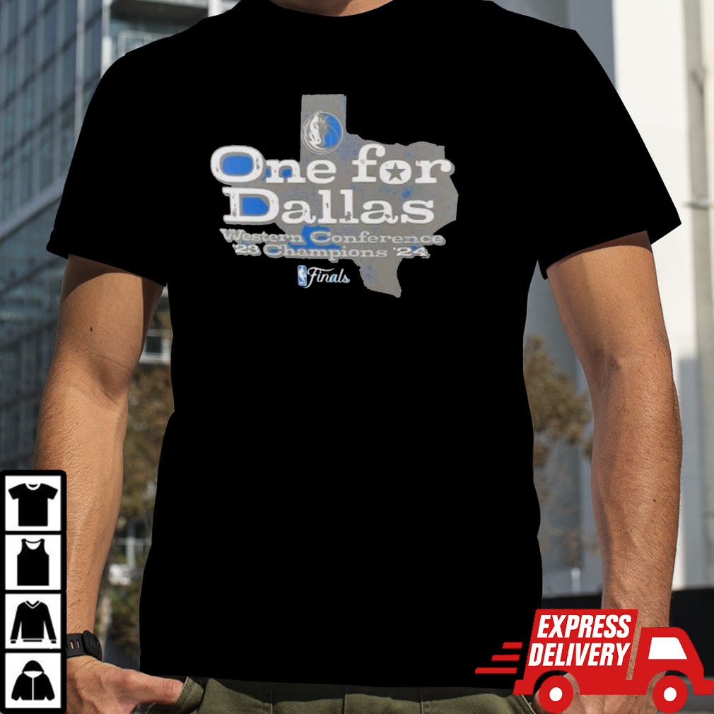 On For Dallas Dallas Mavericks 2024 Western Conference Champions Shirt