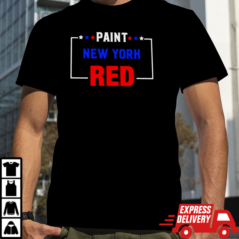 Paint New York Red Trump 2024 Shirt