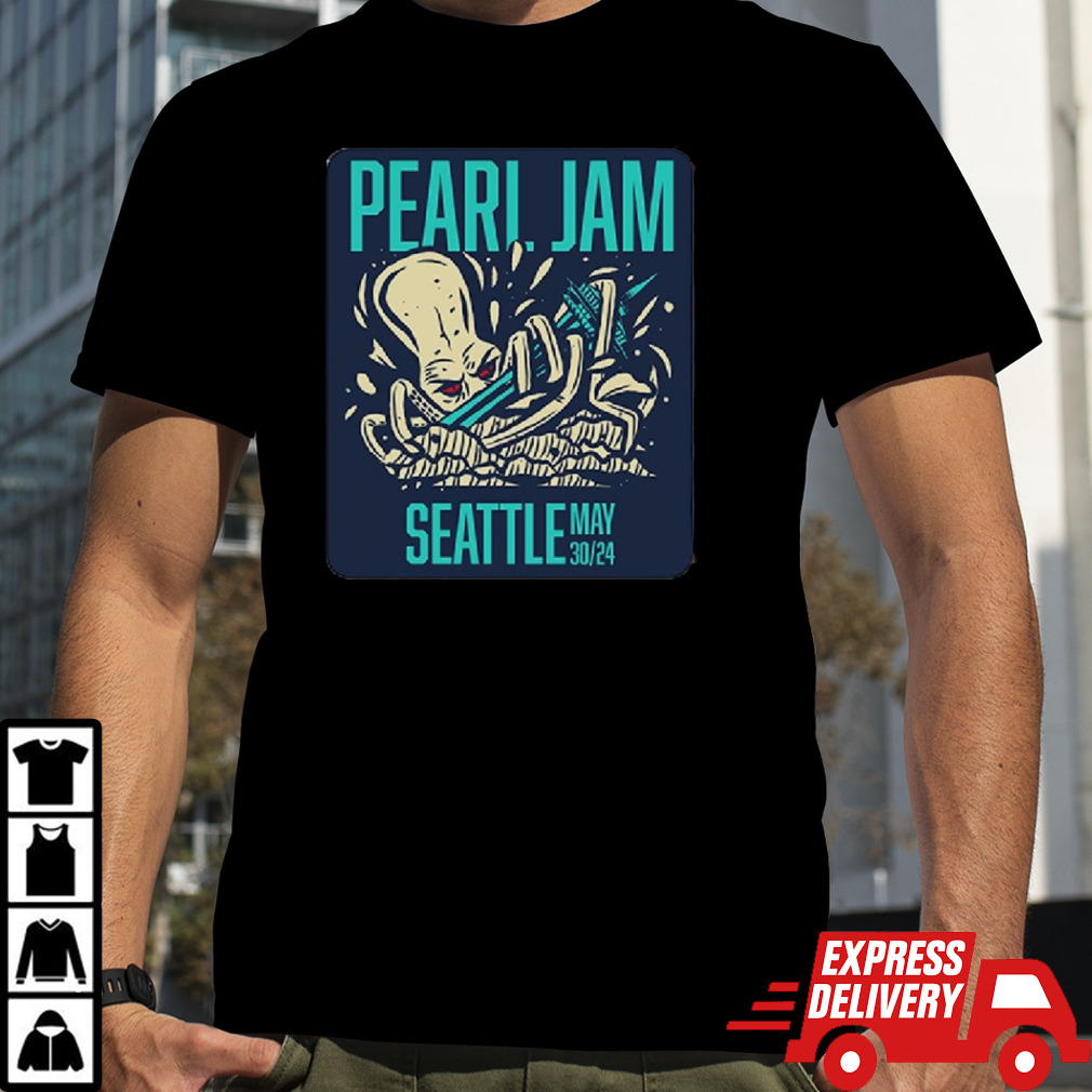 Pearl Jam 05 30 2024 Climate Pledge Arena Seattle  WA Event shirt