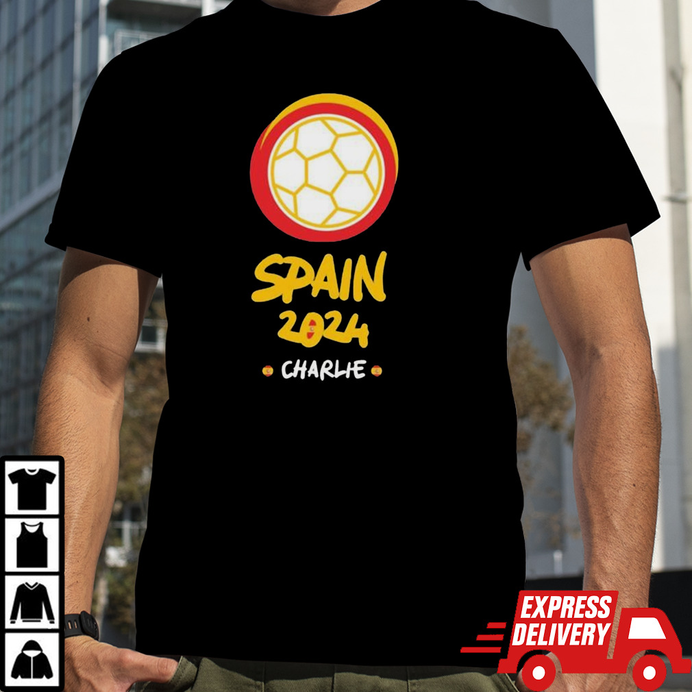 Personalised Spain football 2024 custom name shirt