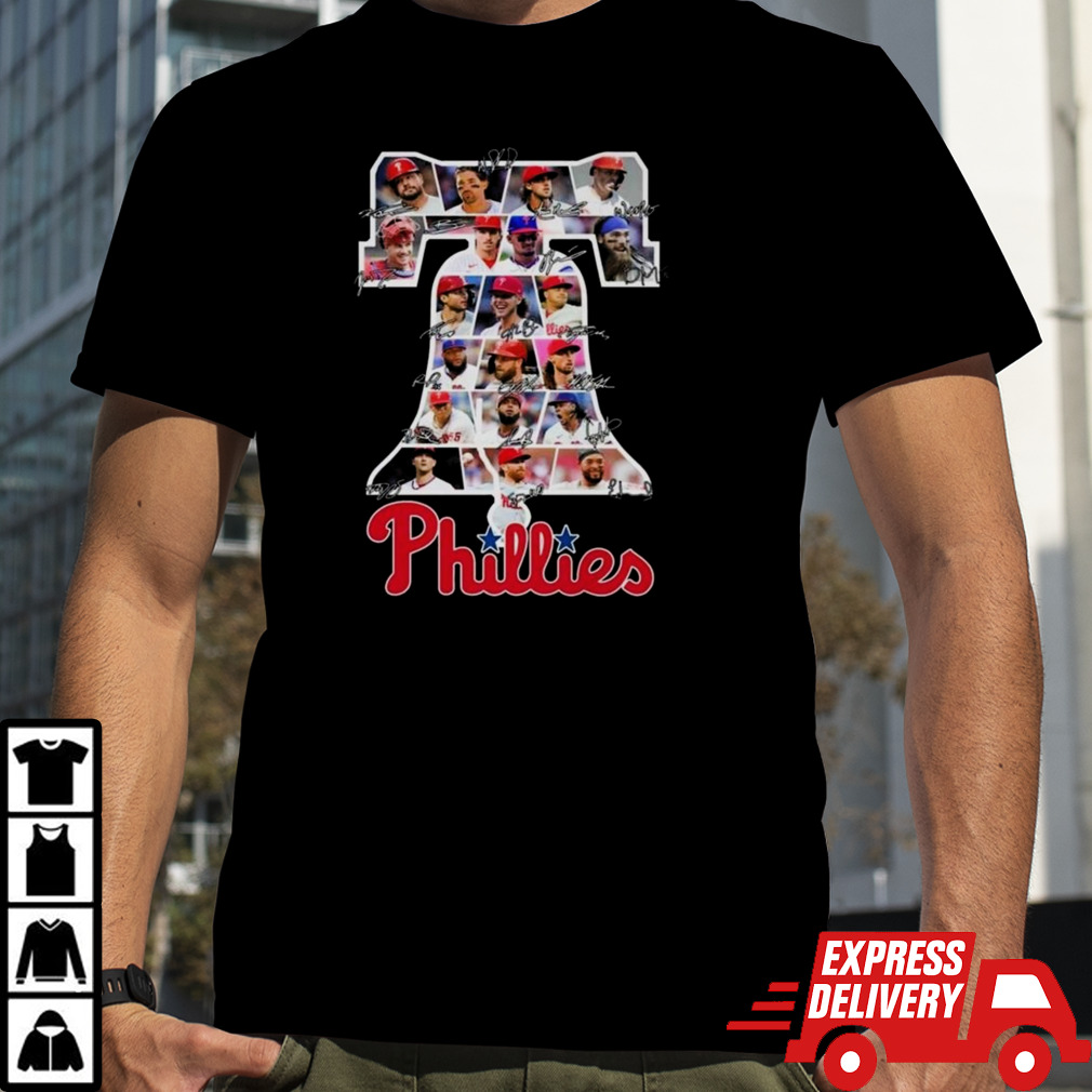 Philadelphia Phillies The Big Logo With The Best 2024 Line Up Players 2024 Shirt