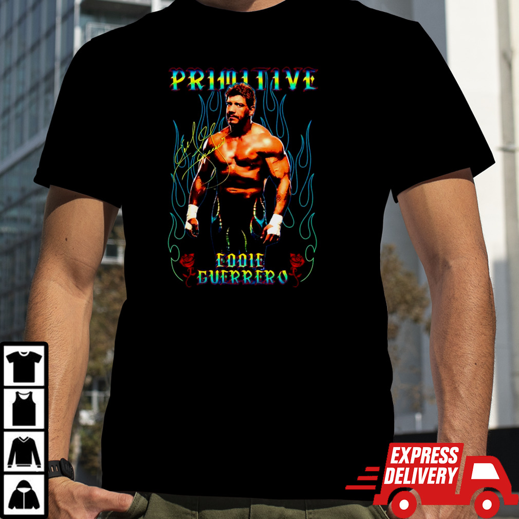 Primitive Eddie Guerrero Flame shirt