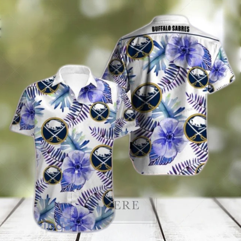 Buffalo Sabres Hawaiian Shirt Tropical Flowers Summer Style Gift For Men And Women