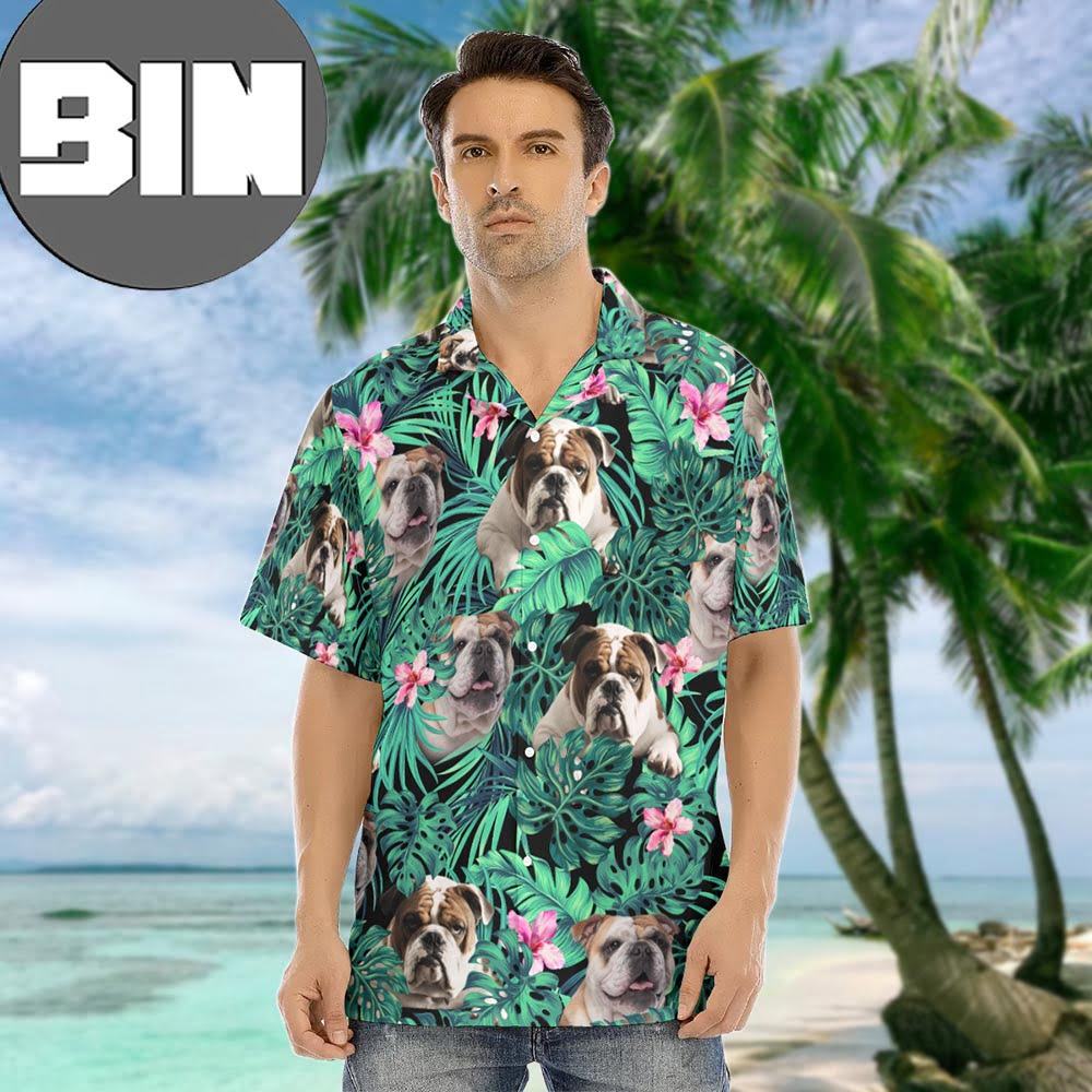 Bulldog Hawaiian Shirt