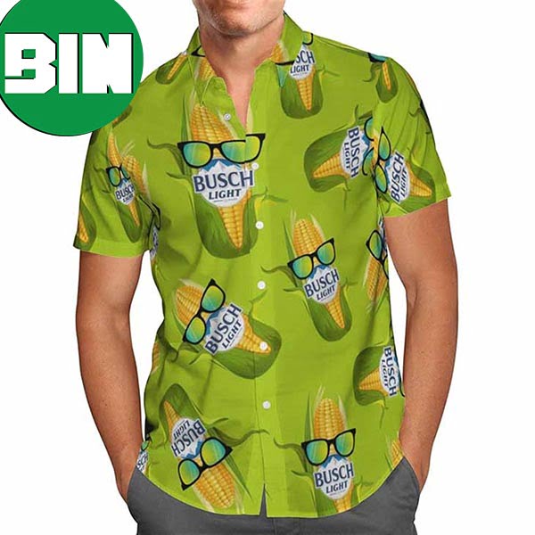 Busch Light Corn Beer Funny Summer 2023 Hawaiian Shirt