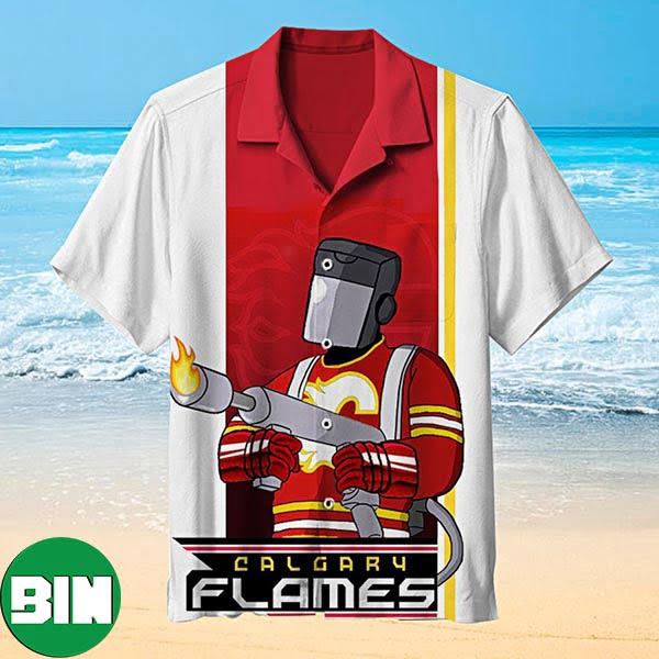 Calgary Flames Summer Hawaiian Shirt