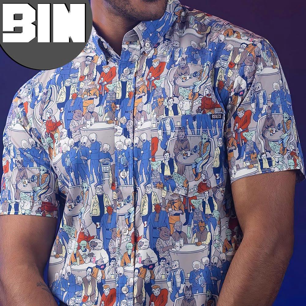 Cantina Star Wars Hawaiian Shirt