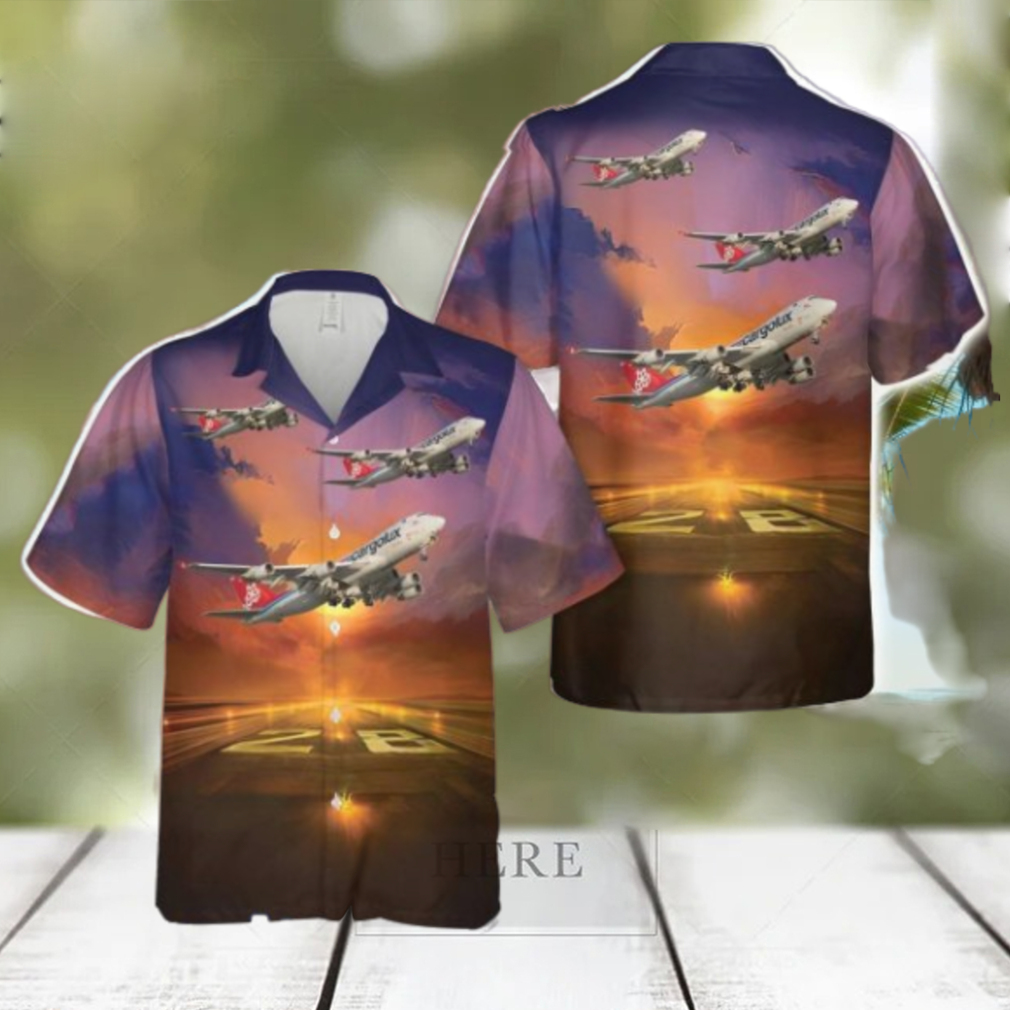 Cargolux Boeing 747 Airplane Hawaiian Shirt Beach Shirt For Men Women