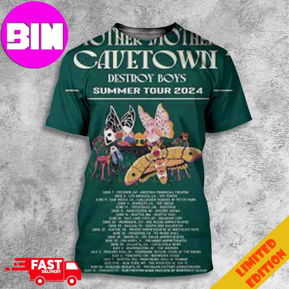 DB X Cavetown X Mother Mother 2024 Summer Tour 3D Unisex T-Shirt