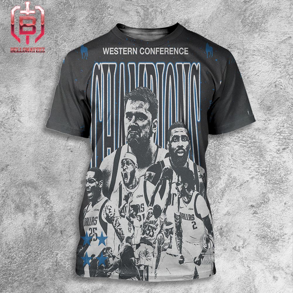 Dallas Mavericks Are Western Coference Champions And Headed To NBA Finals 2024 All Over Print Shirt