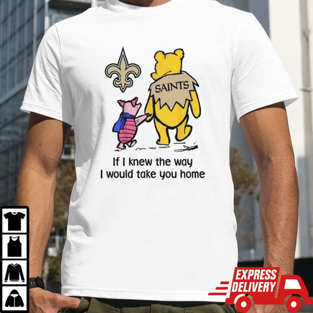 New Orleans Saints Winnie The Pooh I Would Take You Home T-shirt