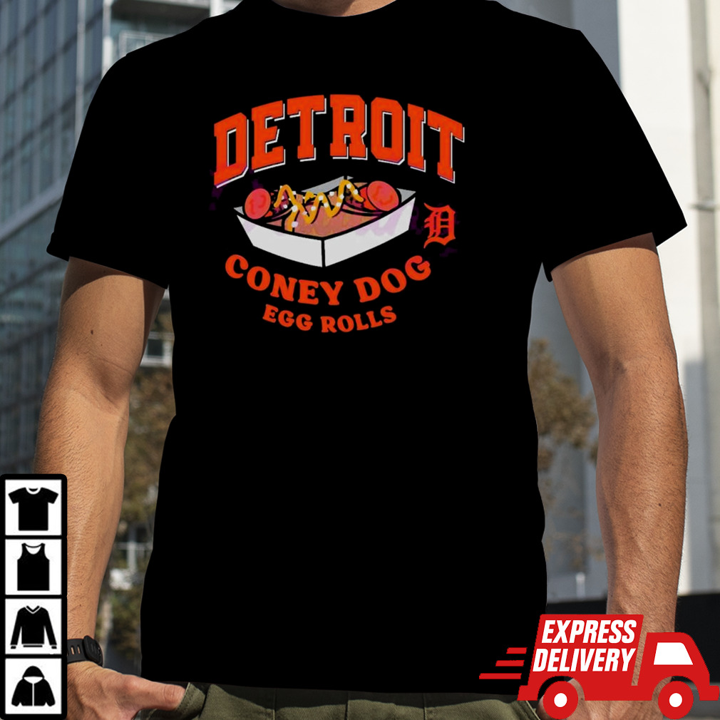 Retro Detroit Coney Dog Egg Rolls Shirt