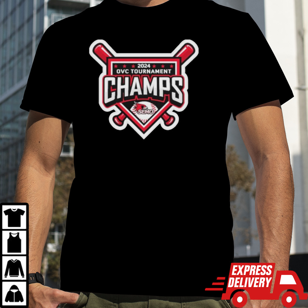 SEMO Redhawks 2024 Baseball OVC Tournament Champions shirt