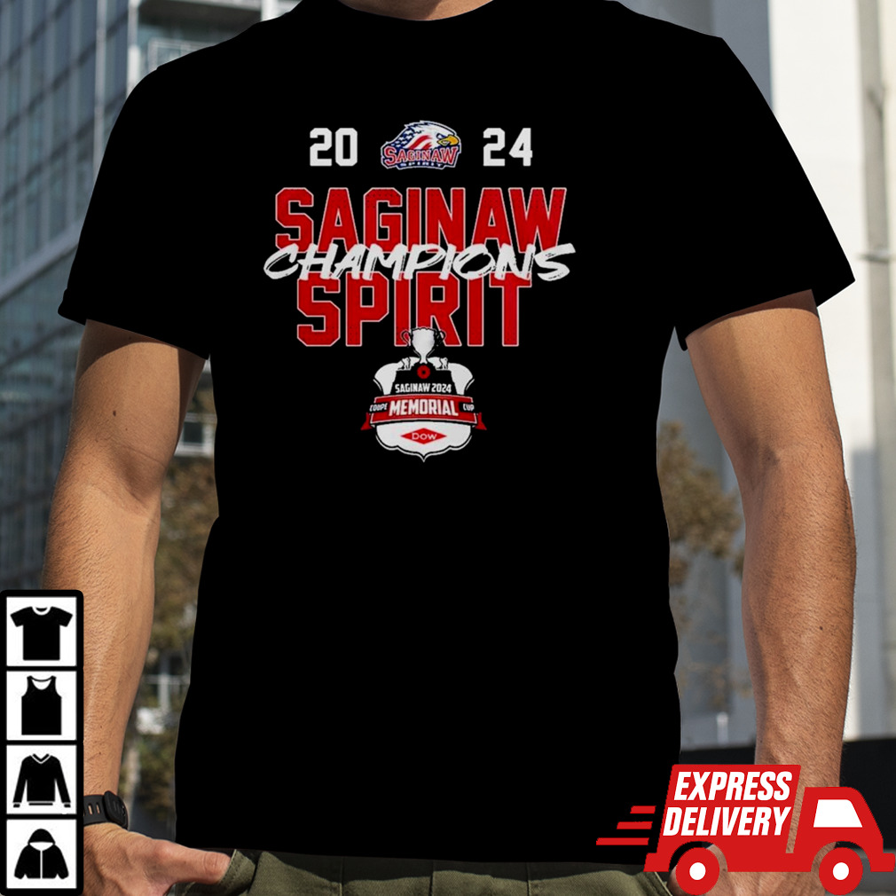 Saginaw Spirit Champions 2024 Couple Memorial Cup T-Shirt