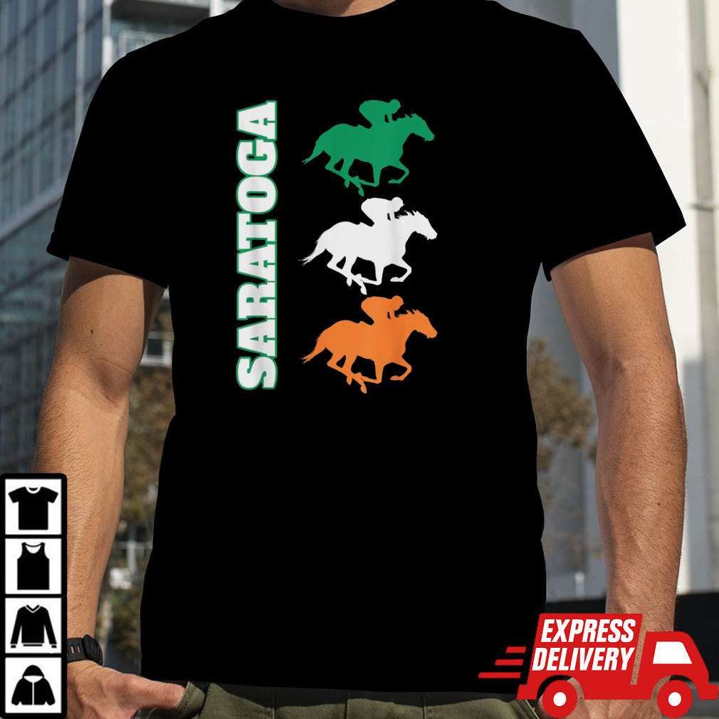 Saratoga Springs Upstate New York Horse Racing Shirt