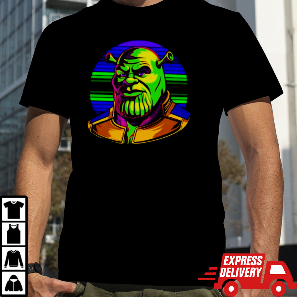 Shrek and Thanos Shreknos shirt