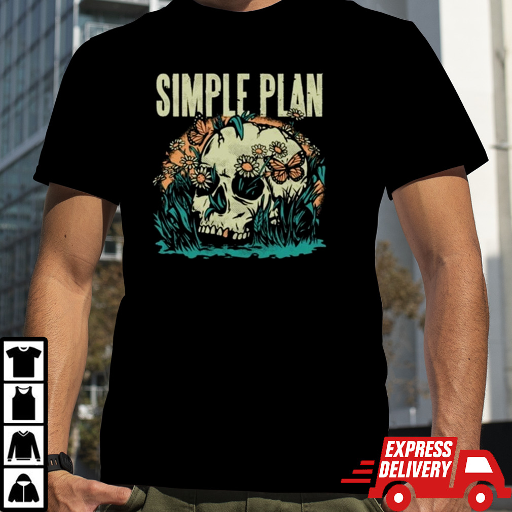 Simple Plan Sp Skull Head shirt