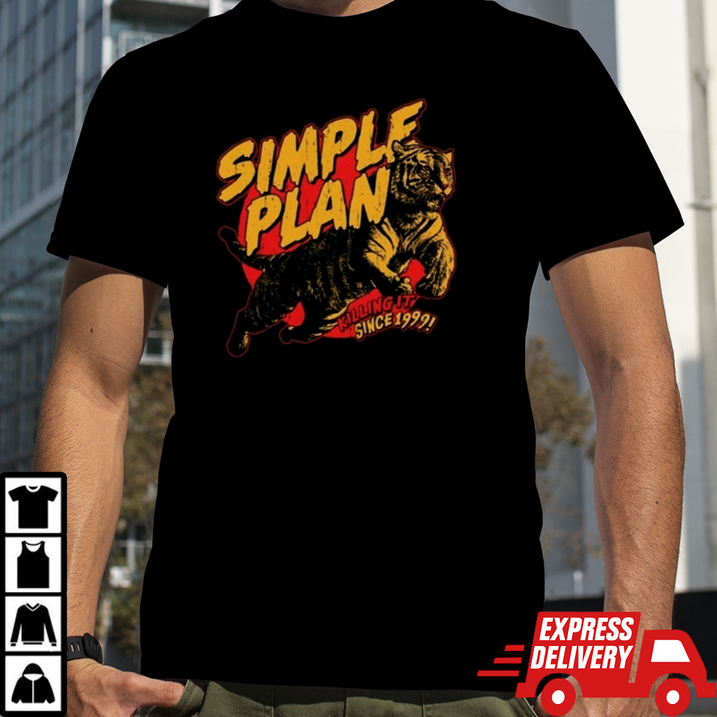 Simple Plan Tiger 1999 shirt