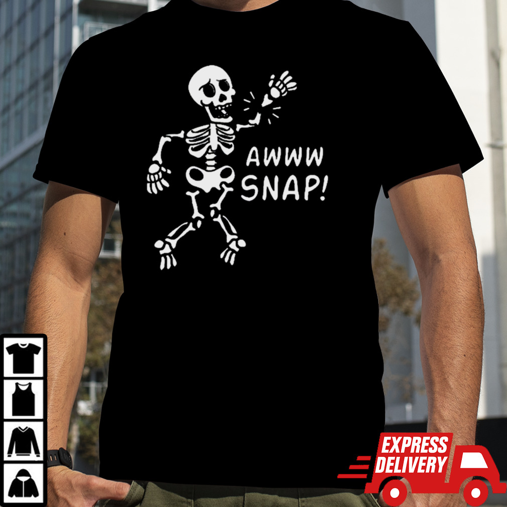 Skeleton Injury Wrist Surgery Recovery Aw Snap Broken Arm shirt