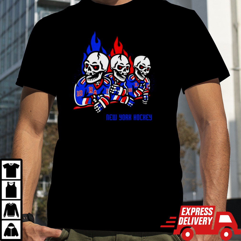 Skeleton New York Rangers hockey shirt