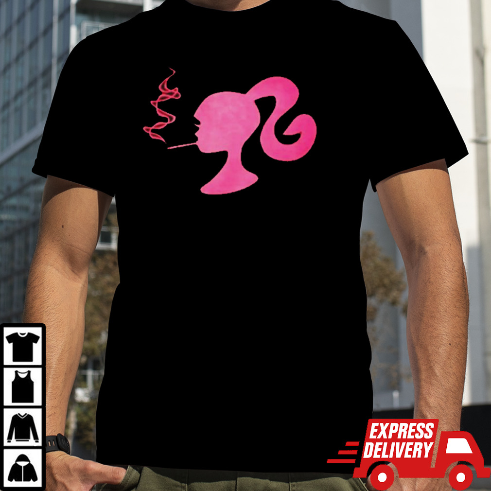 Smoking Barbie logo shirt