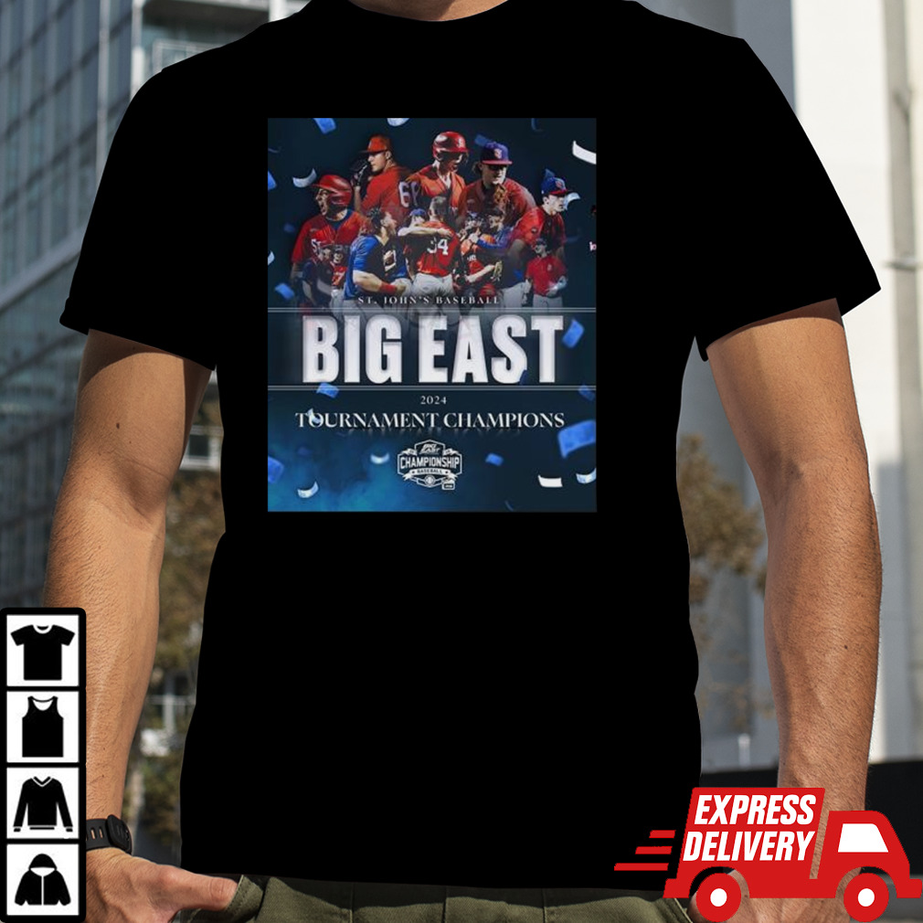 St. John’s Baseball 2024 Big East Tournament Champions shirt