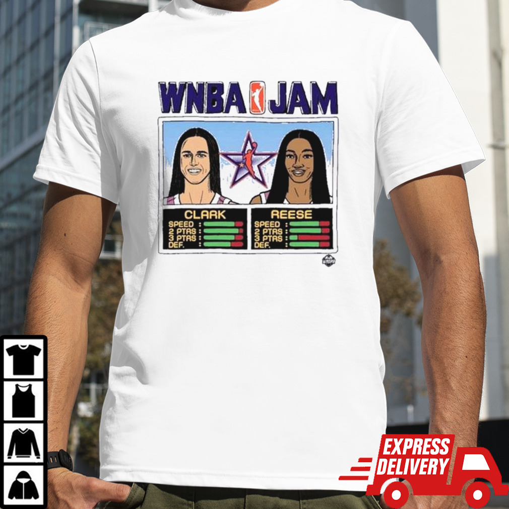 WNBA Jam Caitlin Clark and Angel Reese All-Star Game shirt