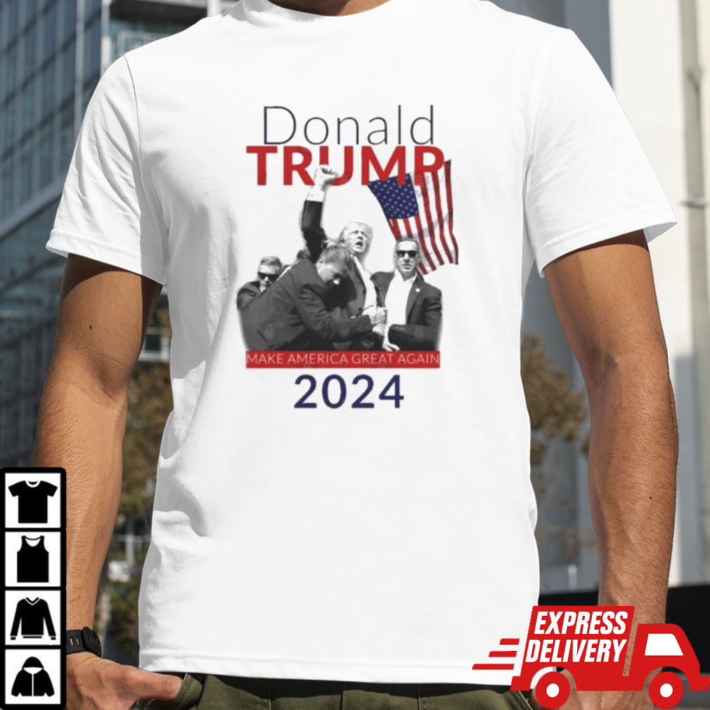 Donald Trump 2024 Make America Great Again – Trump Shot Shirt